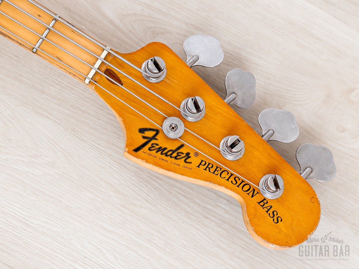 1972 Fender Precision Bass Natural Ash Vintage Bass w/ 1 1/2