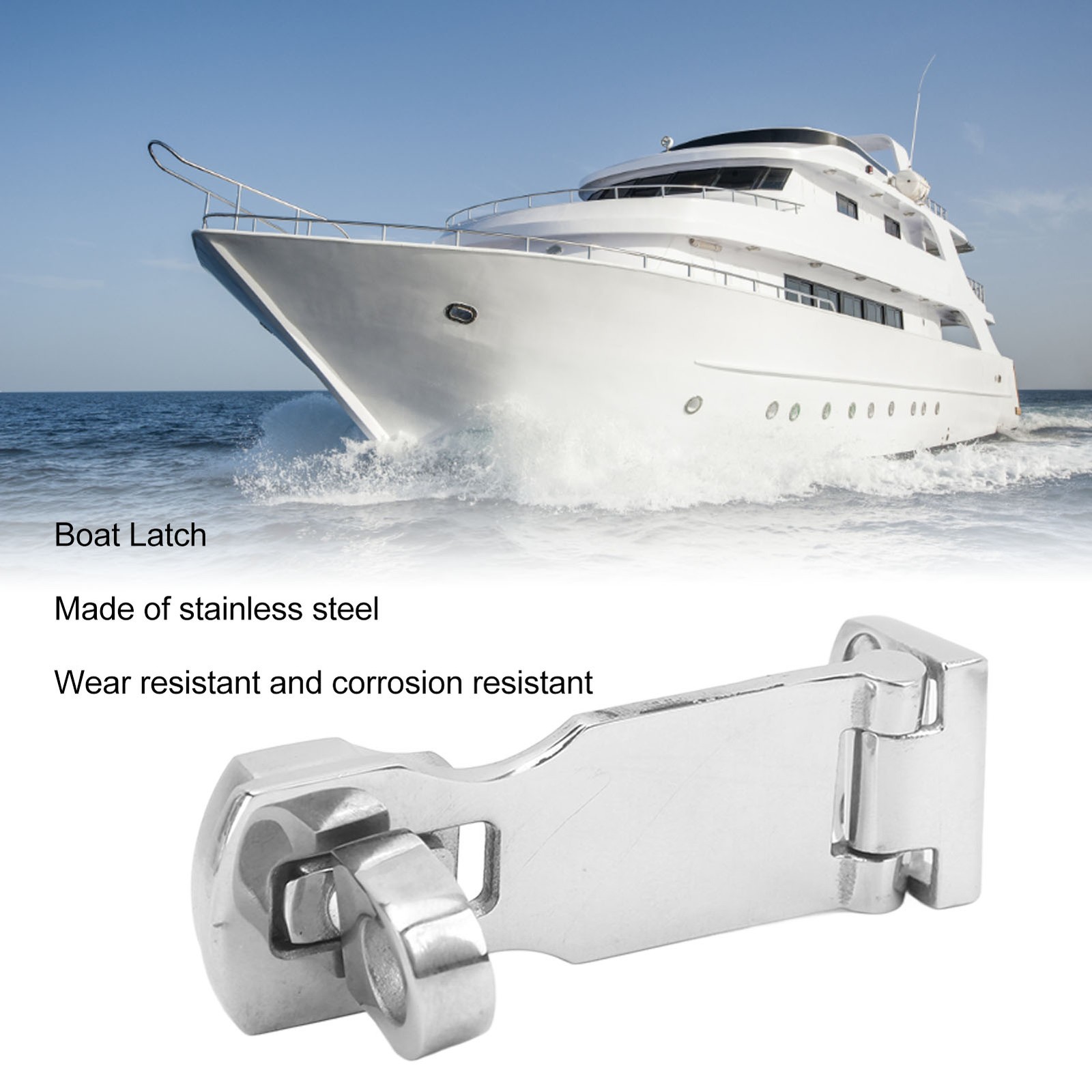 Stainless Steel Boat Latch Corrosion Resistant For Marine Use