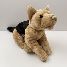 Animal Alley German Shepherd Plush 18  Toys R Us Weighted Tan Nose Stuffed