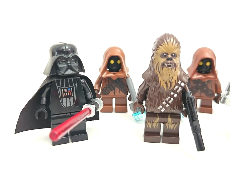 Lego Star Wars Minifigura y Accesorios Lote - Vader Jawa Ahsoka Yoda Chewbacca Foto 2 de 4