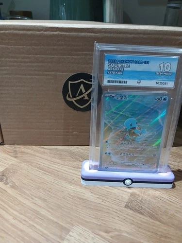 Pokemon Squirtle AR 170/165 SV2a Korean Ace 10 Perfect Sub