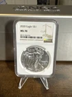 2020 $1 American Silver Eagle NGC MS70 Brown Label
