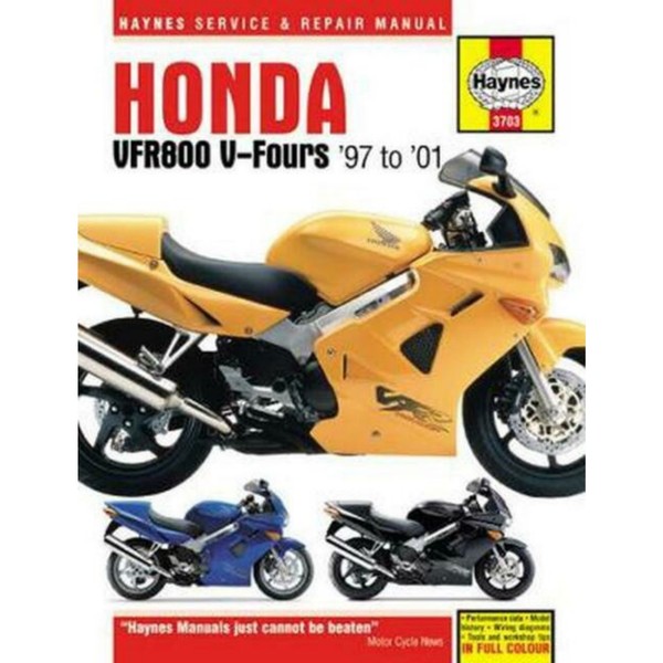 Honda Motorrad VFR800 V-Fours (1997-2001) Reparaturhandbuch Haynes-image