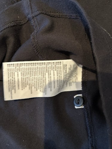 Nike England Rugby World Cup 2011 Long Sleeve Polo Shirt Jersey Black Size M - Picture 5 of 7