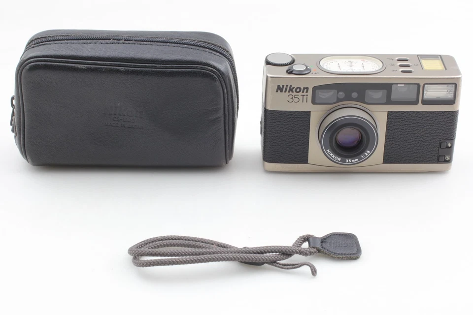"NEAR MINT w/ Case" Nikon 35Ti Point & Shoot Compact Film Camera From JAPAN - Image 2 of 4