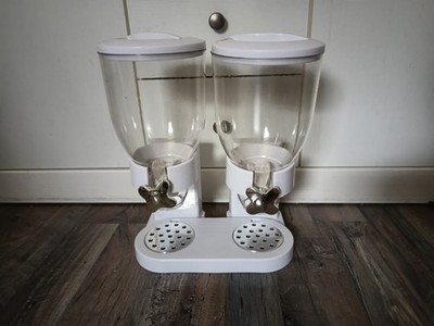Müslispender Doppelt, Kornflakes Spender, Cerealienspender, Cornflakes Behälter