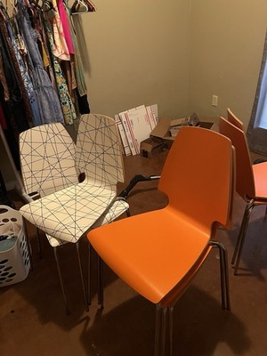 Ikea Vilmar Chair Vintage Early 2000's Orange Excellent Condition