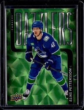 2025-26 Upper Deck #DZ-58 Elias Pettersson Dazzlers Green