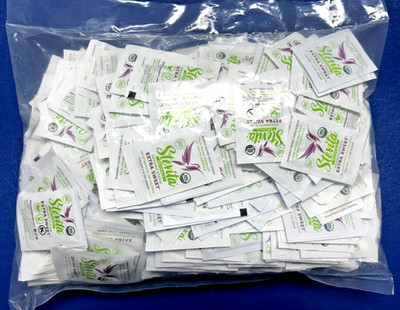 ORGANIC NONGMO STEVITA SINGLE INGREDIENT STEVIA EXTRA SWEET 500 PACKETS NO LABEL