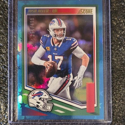 Panini Score 2025 Stars Serial Numbered /499 Josh Allen #159 Buffalo Bills NFL