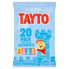 Tayto Assorted Variety Pack Crisps 20 x 25g Multipack (500g)
