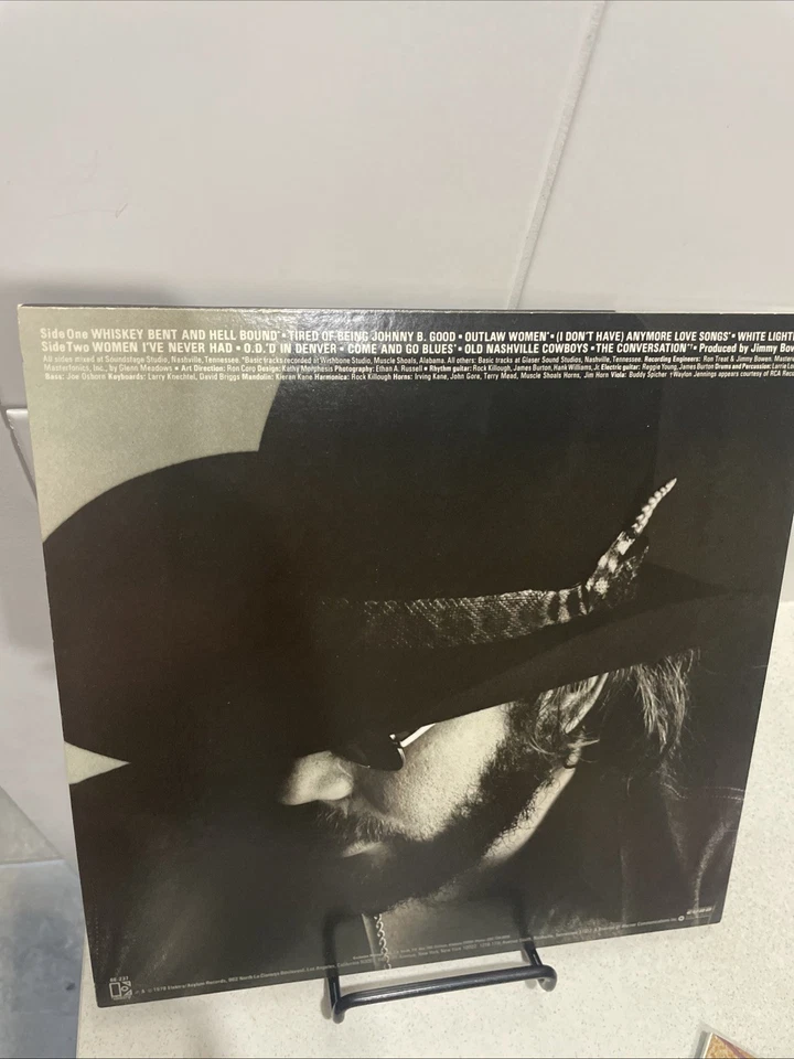 Whiskey Bent And Hell Bound LP Hank Williams, Jr. Vinyl 1979 6E-237 Elektra - Image 2 of 4