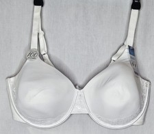Vanity Fair Radiant Back Smoothing Full Figure Minimizer Bra White 42DDD