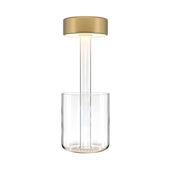 Akku Tischlampe Led Tragbar Touch Dimmer Kabellos 34,8 Cm Farbwechsel Leuchte-image