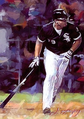 Edward Vela Signed Limited Art Card - Jose Abreu #8 15/50 (Chicago White Sox)