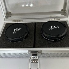 Merkury Optics 52mm 0.45x Wide Macro  2.0x Telephoto Lens Set Japan Case