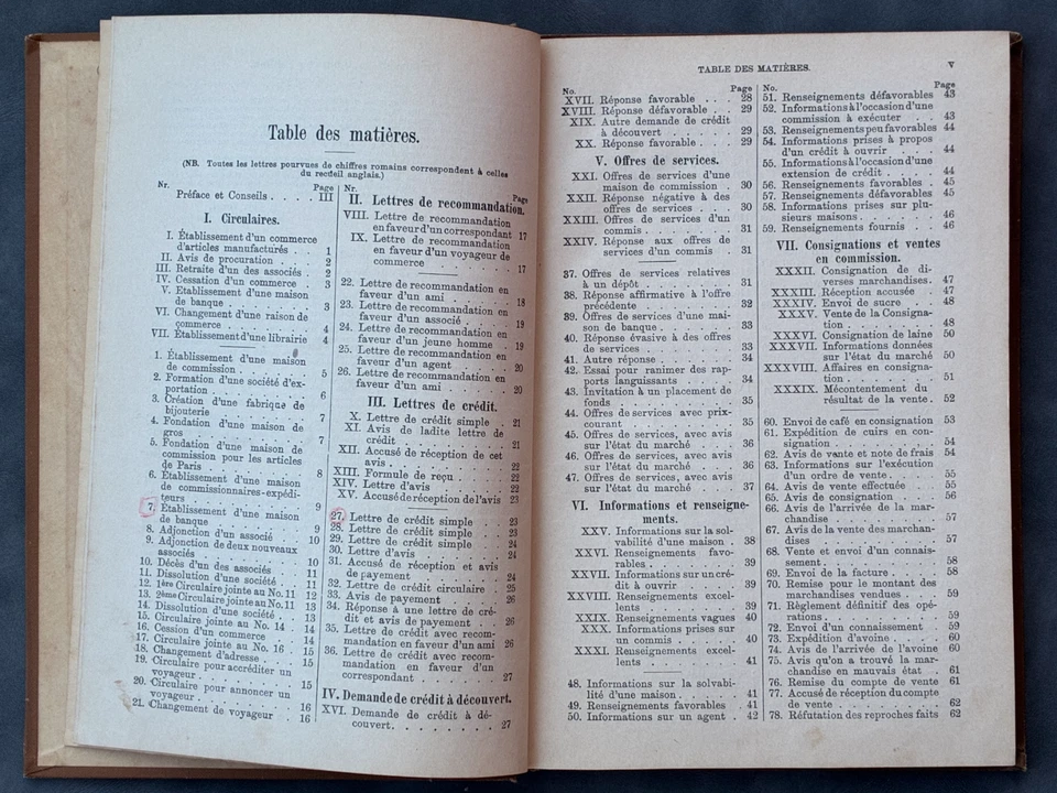 Taschenbuch der Handelskorrespondenz French-German 1899 G. A. Gloeckner, Leipzig - Image 4 of 4