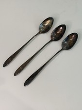 3 x Silver Plated Tea Spoons Hotel Muehlebach Kansas City by Reed And Barton 7”