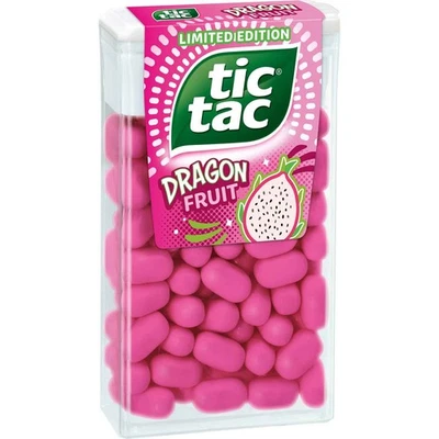 FERRERO TIC TAC DRAGON FRUIT 54g CARAMELLE AL GUSTO PITAYA LIMITED EDITION