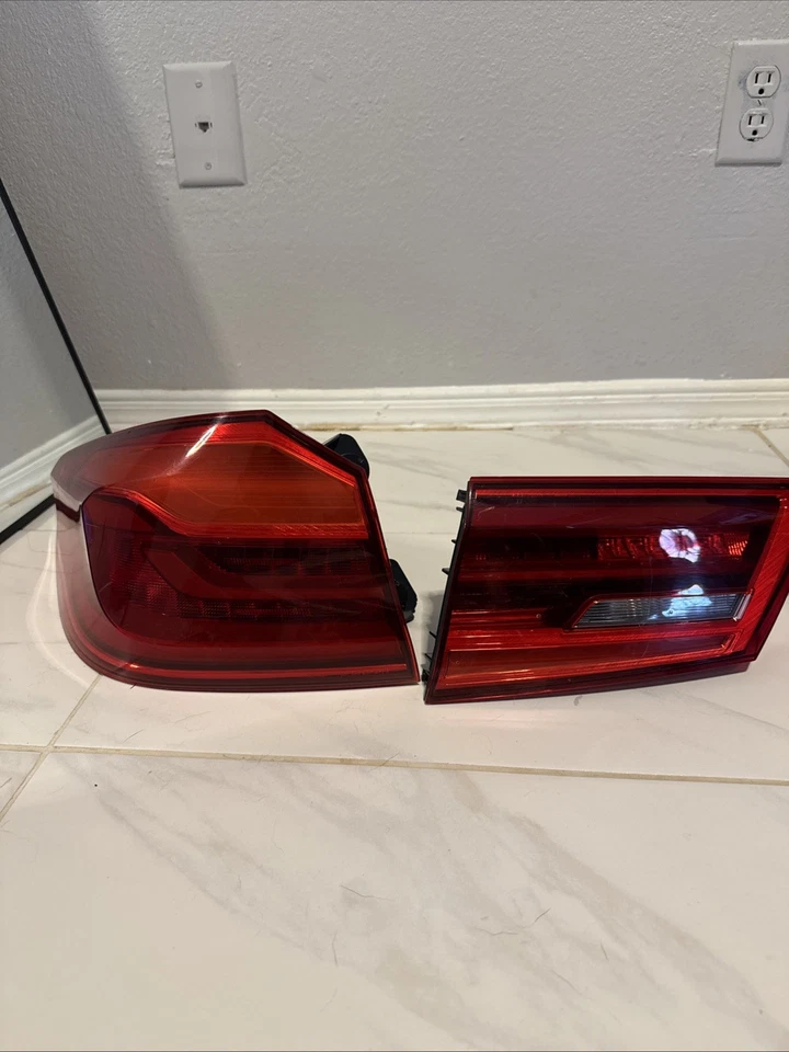 OEM BMW 2017-2020 Pre LCI G30 530i 540i F90 M5 Tail Lights Set - Image 3 of 4