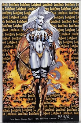 Lady Death Dragon Wars National Edition Ivan Reis RARE HTF Artist Proof 3/5
