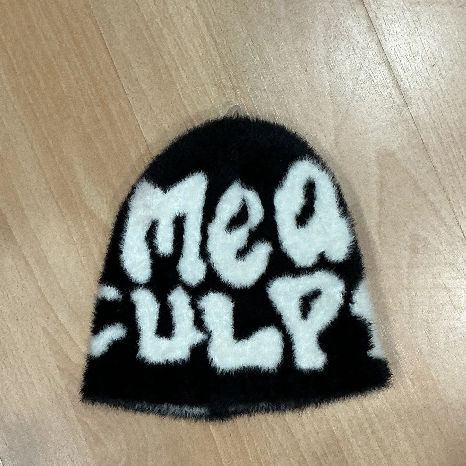 Black Mea Culpa Beanie One Size Fits All image 2