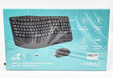 Reccazr EK30 Wireless Ergonomic Keyboard with Wrist Rest and 3 Level DPI Mouse