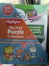 NEW Highlights "My First Puzzle Collection" ages 3-6 Ten Activity Books