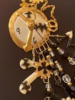 Lunch At The Ritz Steampunk 1980s Clockwork Earrings Pendant Brooch Retired Runw — photo 4