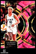 2024 Panini Select WNBA #163 Courtney Williams Prizms Pink Ice Minnesota Lynx