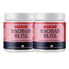 2-Pack Baobab Bliss Powder - Baobab Powder Weight Appetite Management