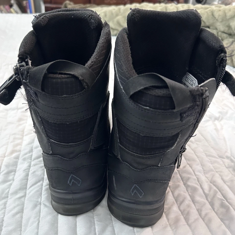 Botas HAIX Black Eagle Tactical 2.0 Cremallera Lateral Alta Talla 11M Negras Aplicación de la Ley Foto 2 de 4