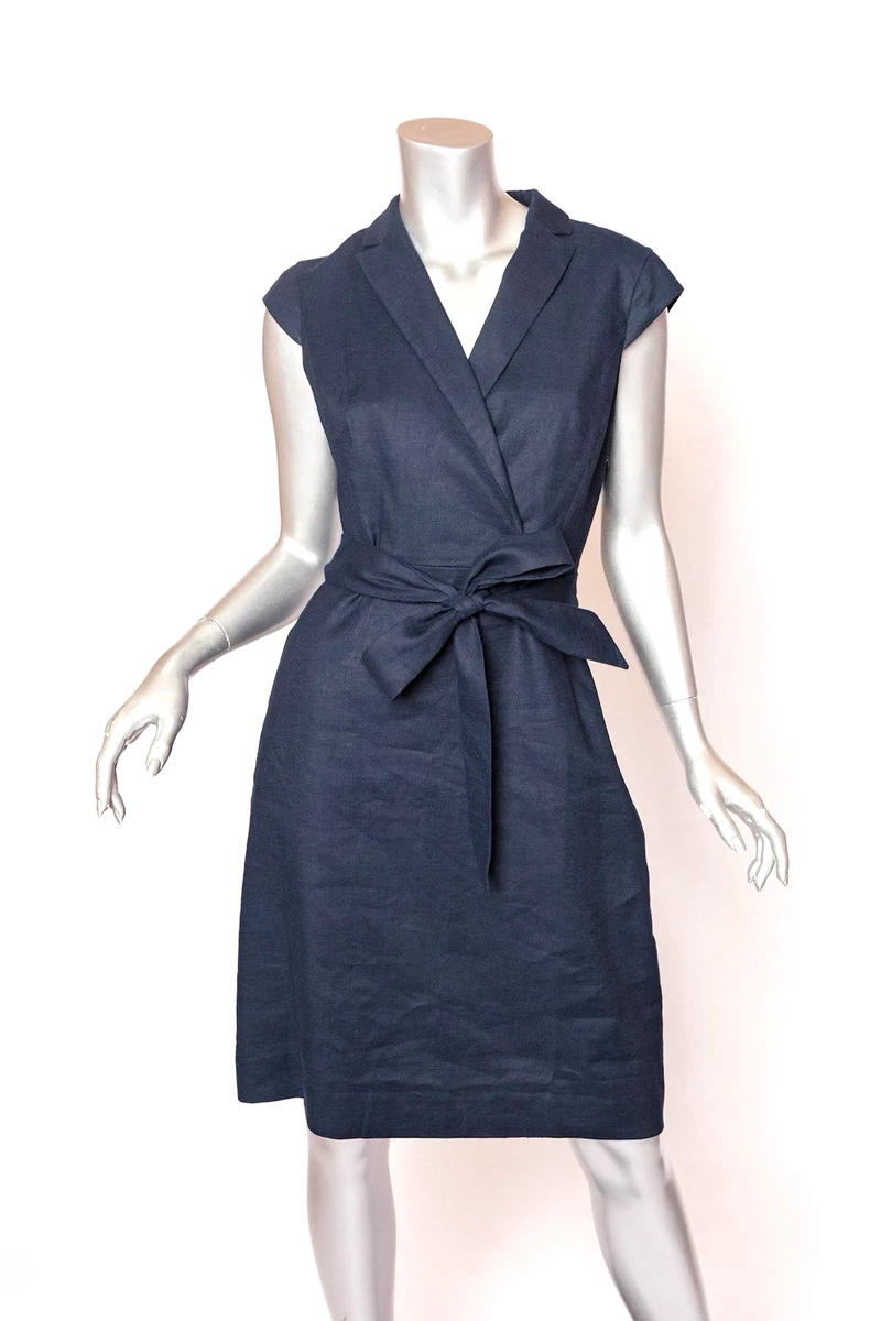 knee length dresses for ladies SoftWash Linen Halter Dress main image 1