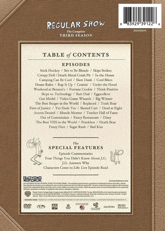 Regular Show: Season 3 (DVD) Brandon Richardson - Image 3 of 3