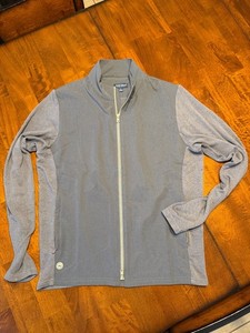 Peter Millar Crown Crafted Solstice Hybrid Cardigan Sweater Jacket Medium