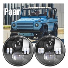 für PUCH G G-Klasse 250 GD Wolf W460 Paar LED Scheinwerfer 7 Zoll 45W 9-32V E9