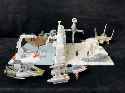 Star Wars Micro Machines Ice Planet & Endor Play sets Action Fleet LOT + Figures
