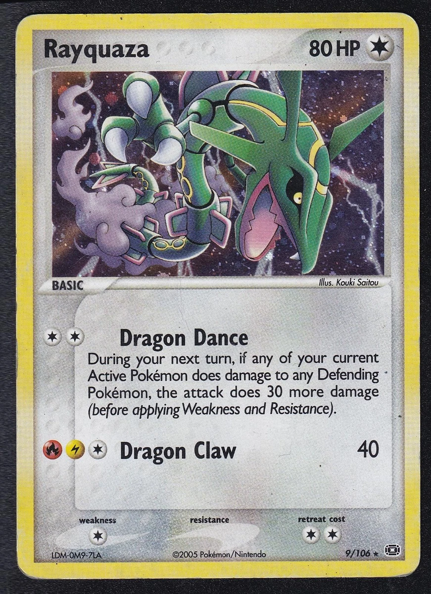 Holo Pokémon TCG EX Emerald Rare Individual Collectible Card Game