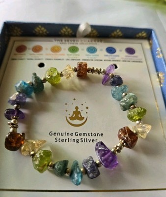 Shivam the 7 Chakras And Their meaning s Crystal Gemstones   bracelet