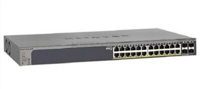 Used Gigabit Poe Netgear GS728TP 24 Port Prosafe Smart Ethernet Switch Tested wa