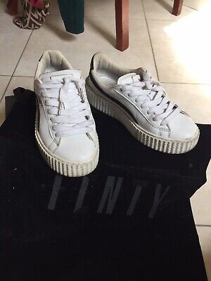 Scarpe Donna Creepers Puma Fenty by Rihanna n. 37.5 colore Bianco E Nero | eBay