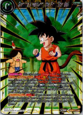 Grandpa's Heirloom the Four Star Ball SR Foil Goku Dragon Ball Super TCG | NM