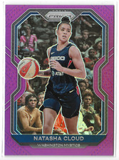 2021 Prizm WNBA Purple Prizm #32 Natasha Cloud #57/99 Washington Mystics