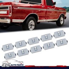 10x Fit For 1973-79 Ford F100 F150 F250 Body Cab Bed Side Belt Molding Trim Clip