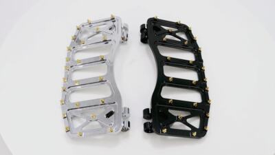 Black Phantom Floorboards Footpegs Shifter Peg Pedal Kit For Harley Touring Road Glide