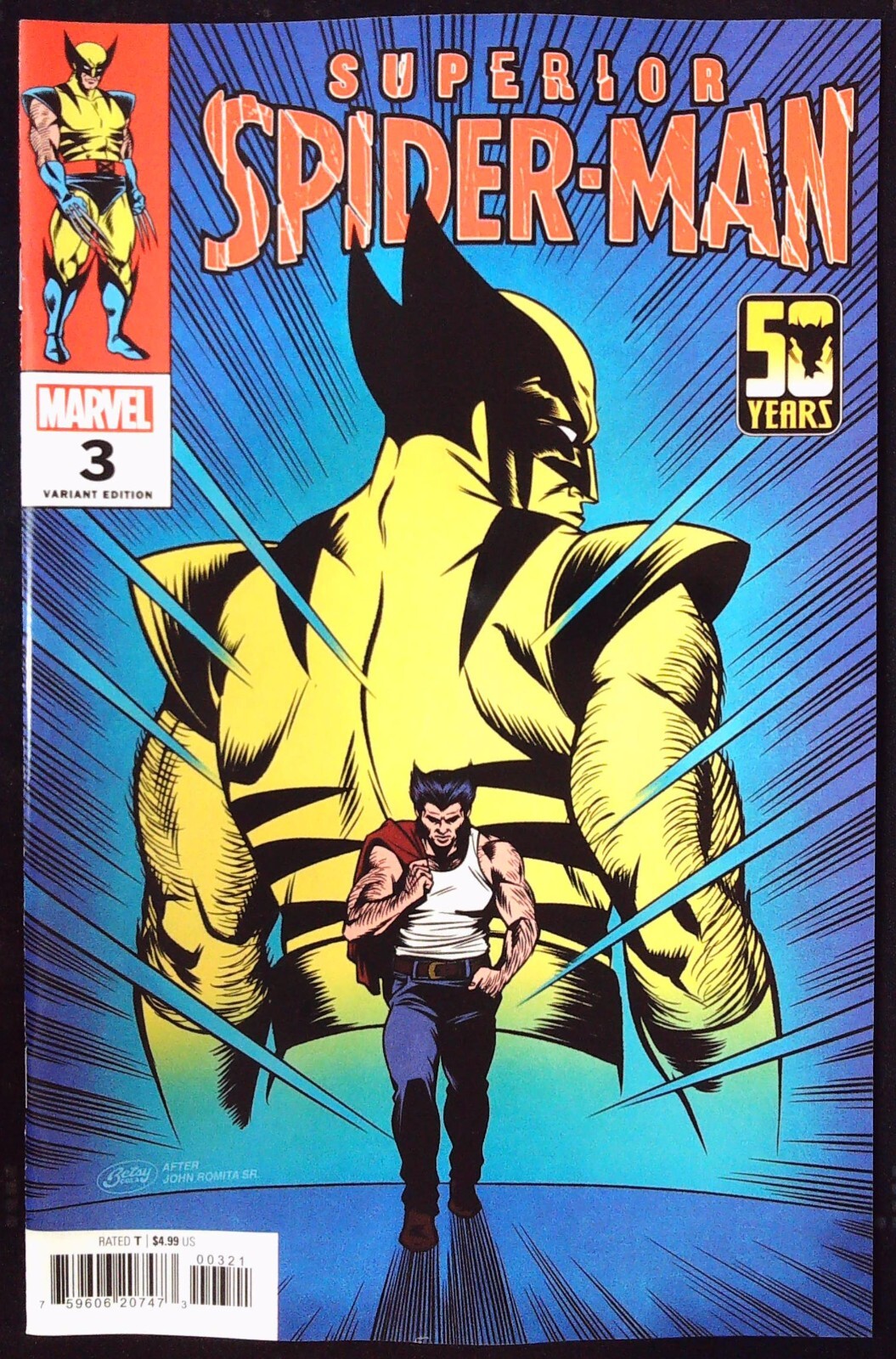 SUPERIOR SPIDER-MAN (2023) #3 - Wolverine Variant - New Bagged