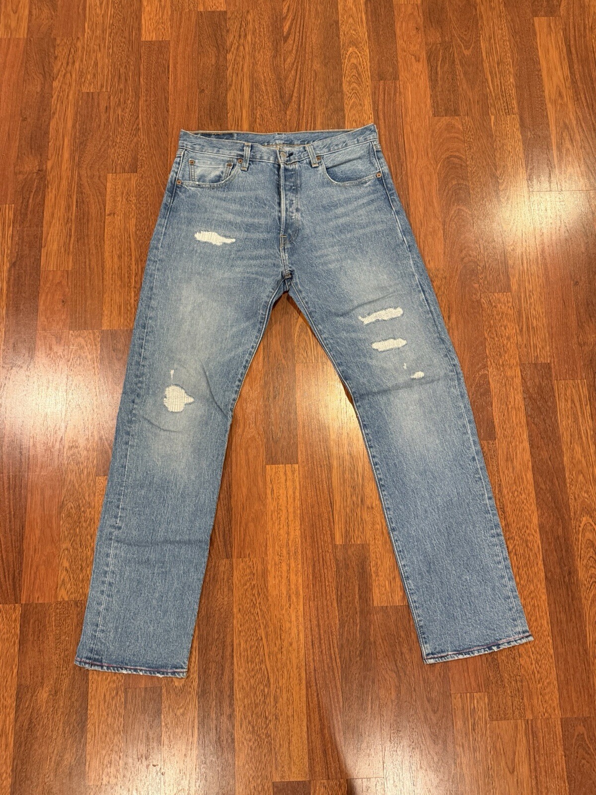 Levi’s 501 93’ Model With Repaired Patch Work Men’s Size 32W x 31L