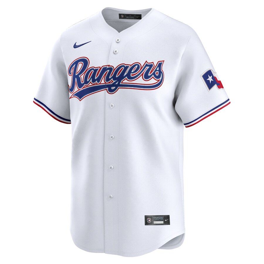 Texas Rangers Ezequiel Duran #20 Nike White 2025 Official MLB