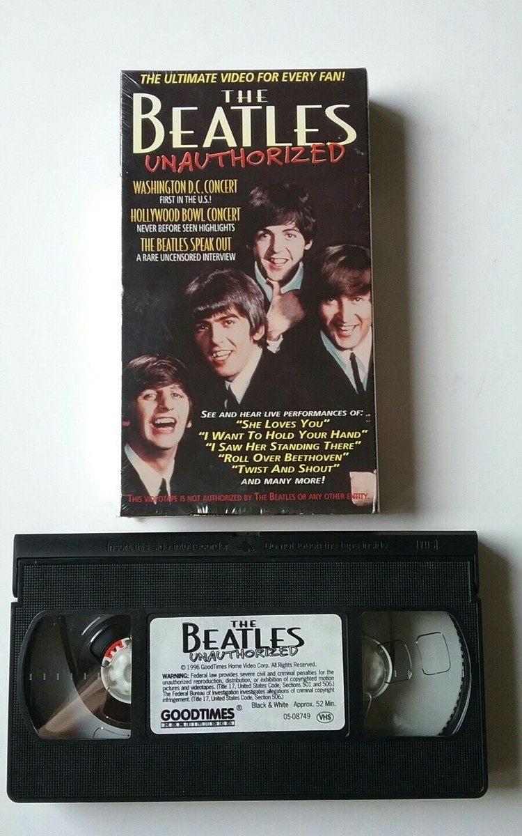 The Beatles - VHS Unauthorized 1996 Live Performances from the