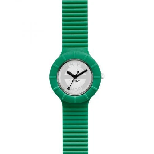 Orologio HIP HOP HERO Small 32 mm Silicone Colorato Uomo Donna Nero Verde - Imagen 6 de 19